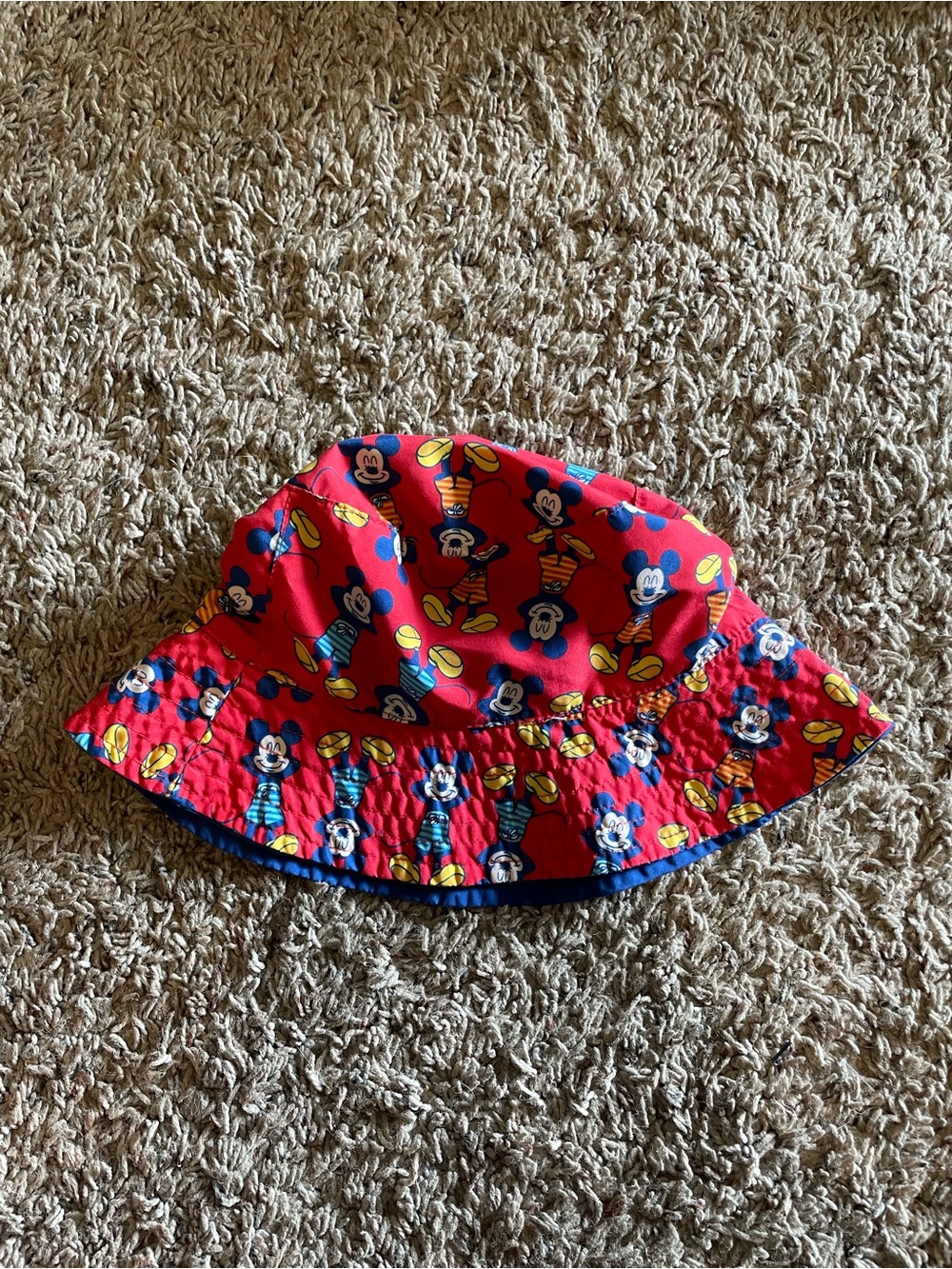 Mickey Mouse Disney Boys Reversible Hat